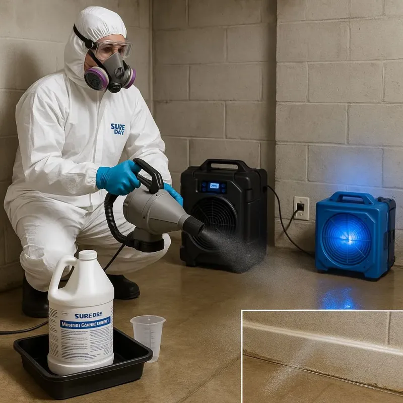 Sanitization and Odor Removal process in Marion Center, MA