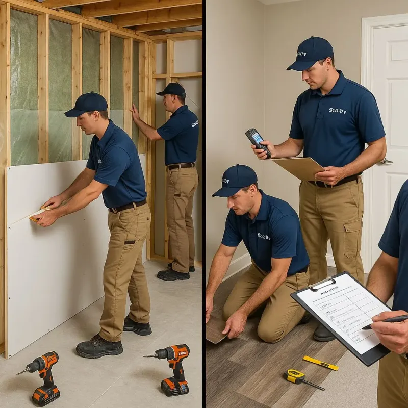 Repairs and Reconstruction process in Marion Center, MA