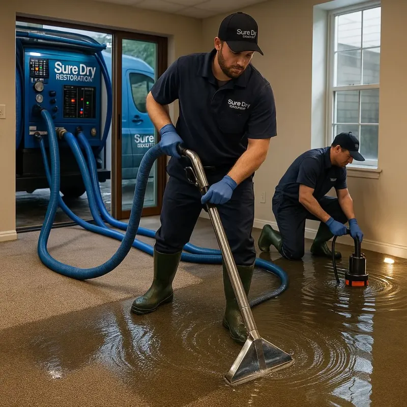 Water Extraction and Removal process in Marion Center, MA